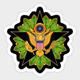 Army Staff Identification Badge wo Txt Sticker